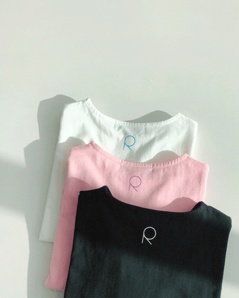 [모노시리즈 10%]웨이브 롱 티셔츠-3color